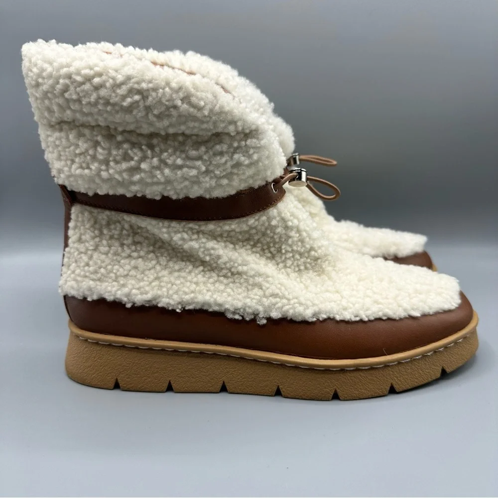 Marc Fisher Boots Fur Women’s Winter Luxury Kamryn Style Size 7.5